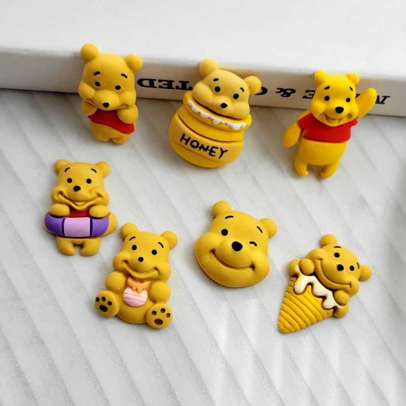 

10pcs Kawaiil Cartoon Rabbit Animal DIY Resin Accessories Cute Hairbow Center Phone Case Decration