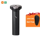 Электробритва Xiaomi Mijia S300 Мужская, водонепроницаемый станок для бритья бороды IPX7, зарядка Type-C, плавающие 3d-бритвы