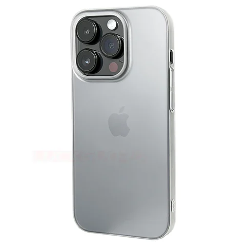 Супер тонкий Пескоструйный ПК легкий прозрачный чехол для телефона iPhone 12 13 14 15 Pro Max 14pro Чехлы Прозрачный матовый чехол