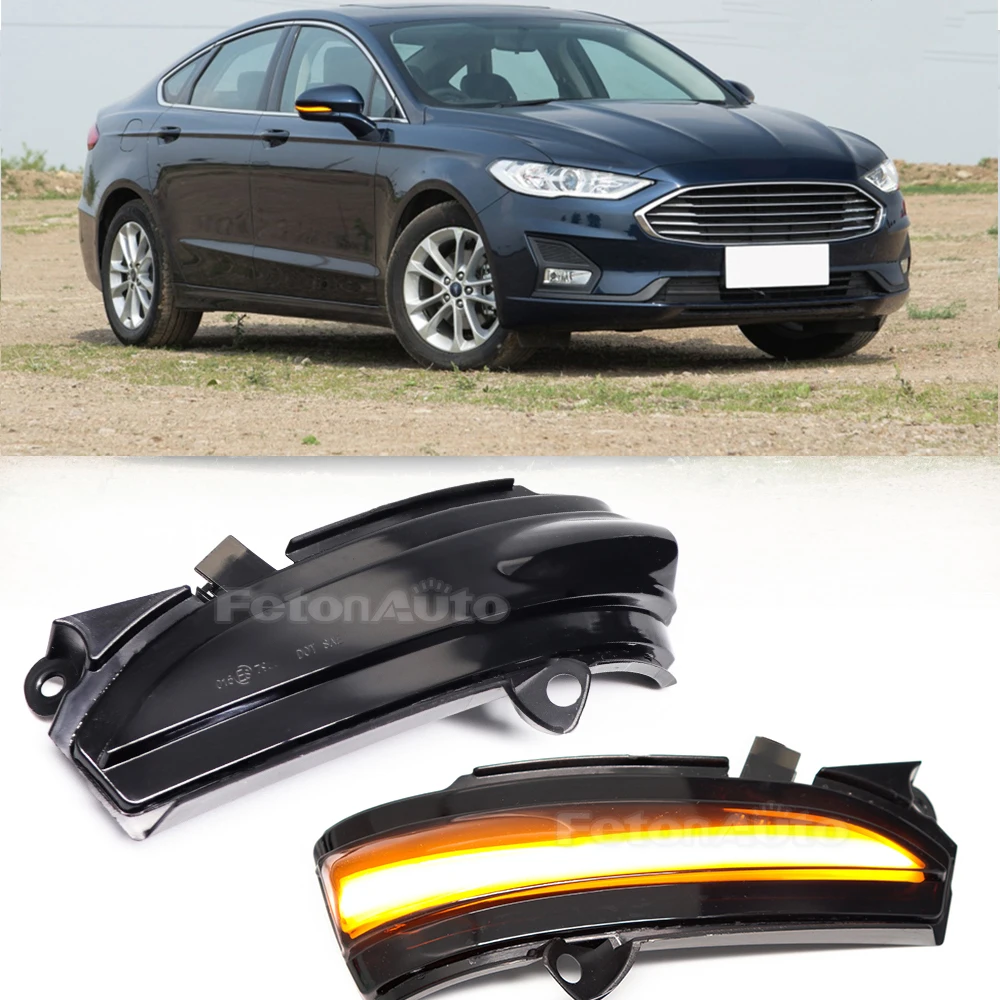 

Dynamic Turn Signal Light rearview Mirror Indicator Blinker For FORD MONDEO MK5 2014-2019 MK V 5 LED Sequential Side Marker Lamp