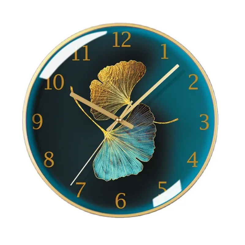 

Modern Large Wall Clock Living Room Light Luxury Metal Clocks Bedroom Creative Silent Wall Clocks Horloge Murale Design Moderne