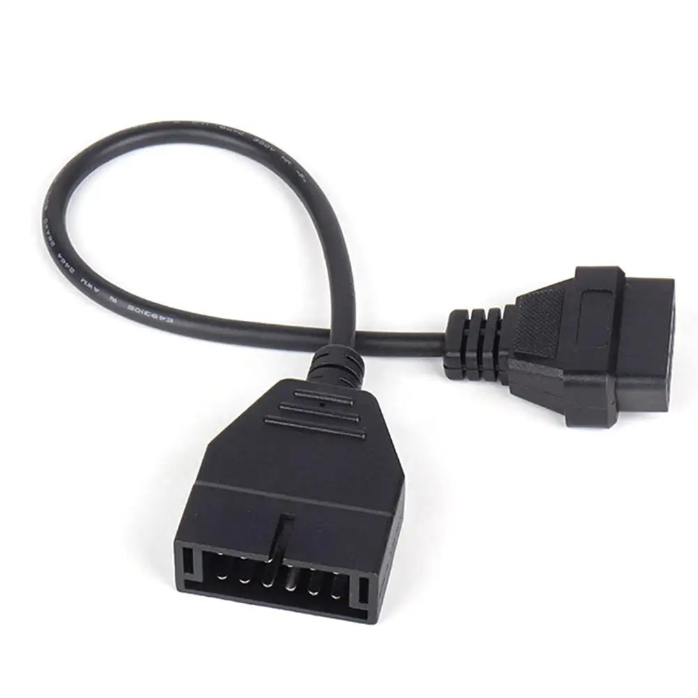 

Car 12-pin To 16-pin Extension Cable Car Diagnostic Tool Adapter Line Universal Automobile Fault Diagnosis Instrument