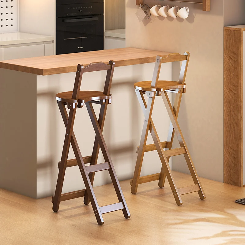 Advanced Vintage Bar Folding Stool Web Celebrity Island High Chair Commercial