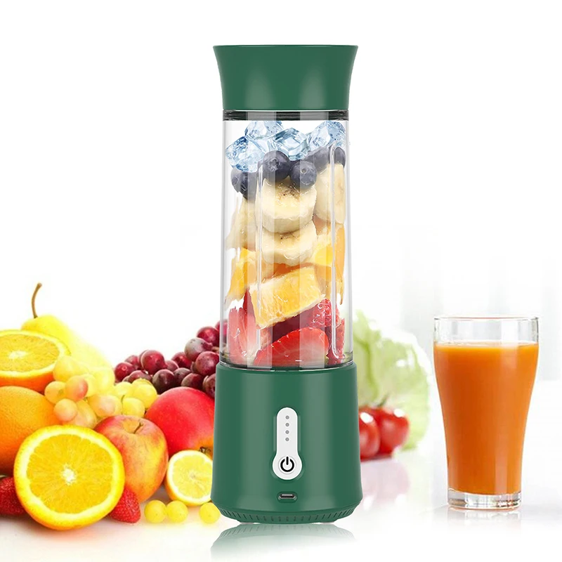 500ML 6 Blades Juicer Blender Portable USB Rechargeable Home fruit juicer Machine Food Processor Maker Juice Extractor CW846