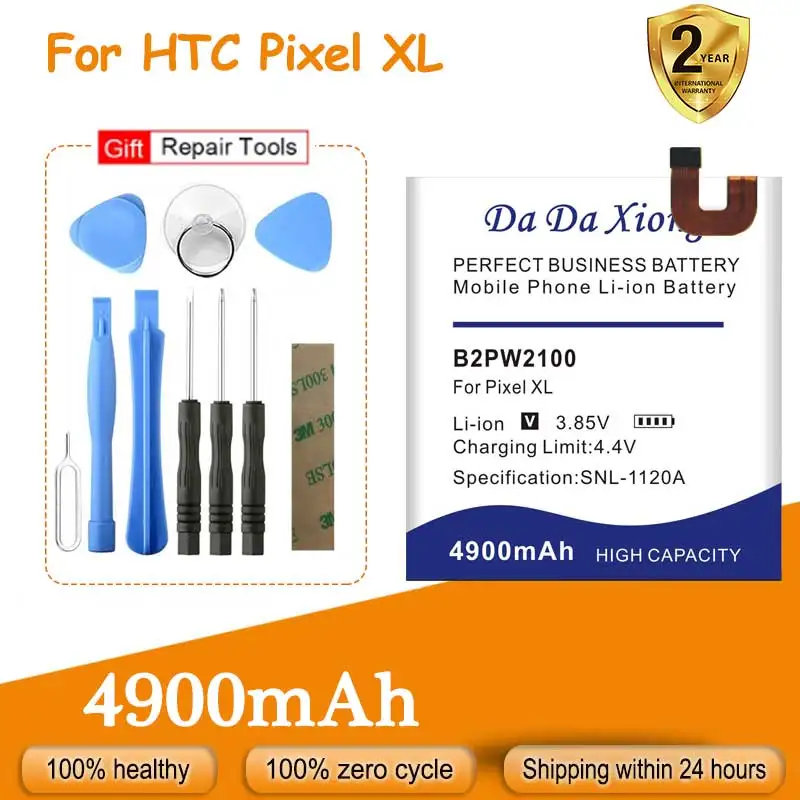 

100% Original New 4900mAh B2PW2100 Battery for HTC nexus google Pixel XL / Nexus M1 Send Accompanying Tool
