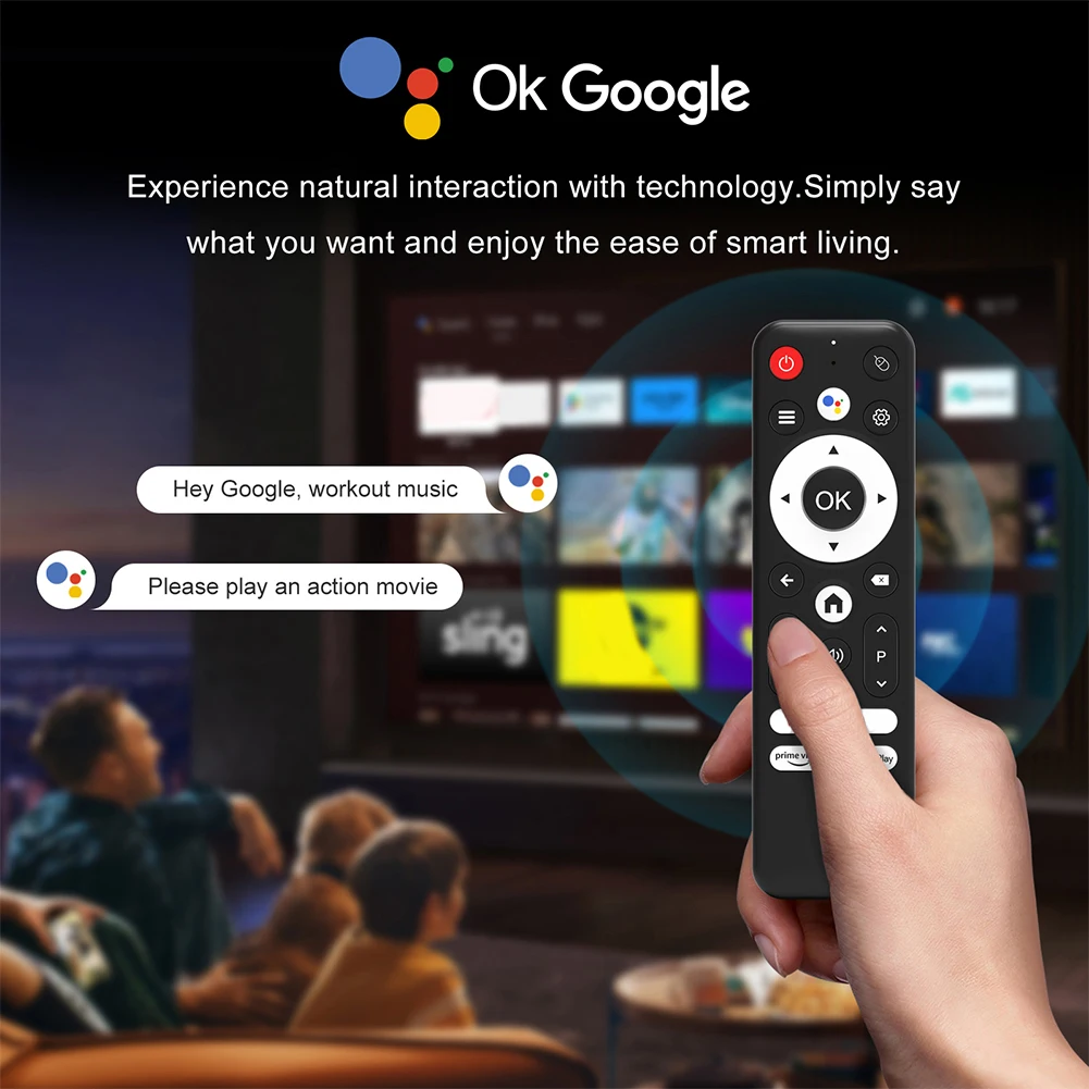 Smart TV Box Android 14.0 WIFI 6 BT 5.X Медиаплеер 8K Будильник с голосовым дистанционным