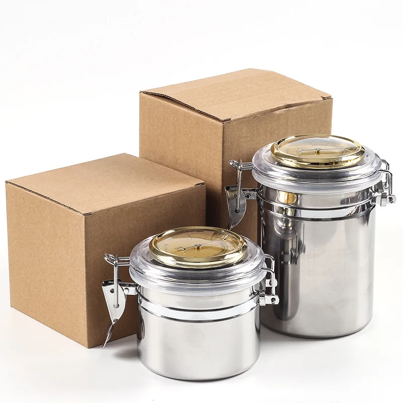 Чехол для сигарет из нержавеющей стали с гигрометром 1 шт. |