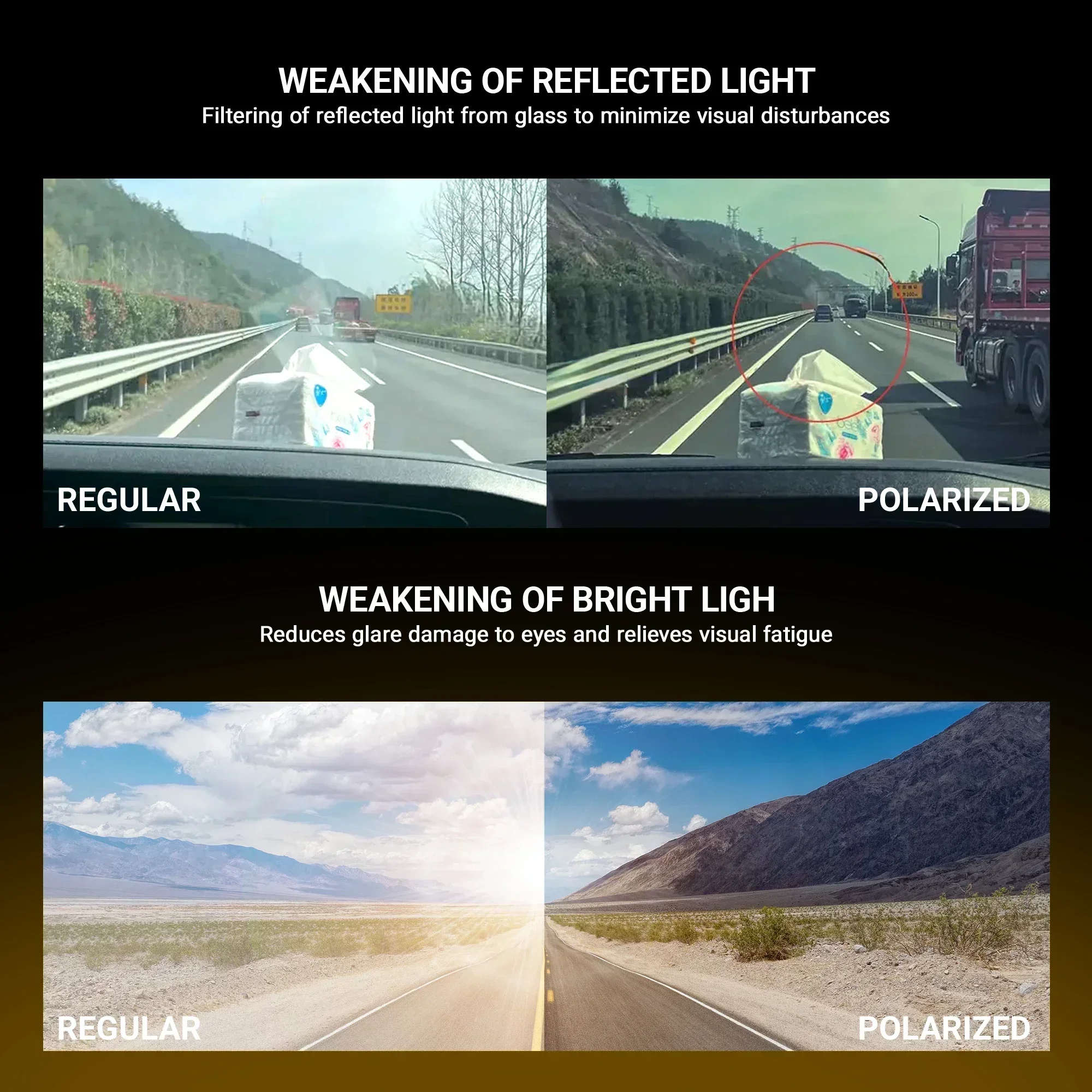 Многофункциональные очки Kapvoe велосипедные UV400 классический дизайн