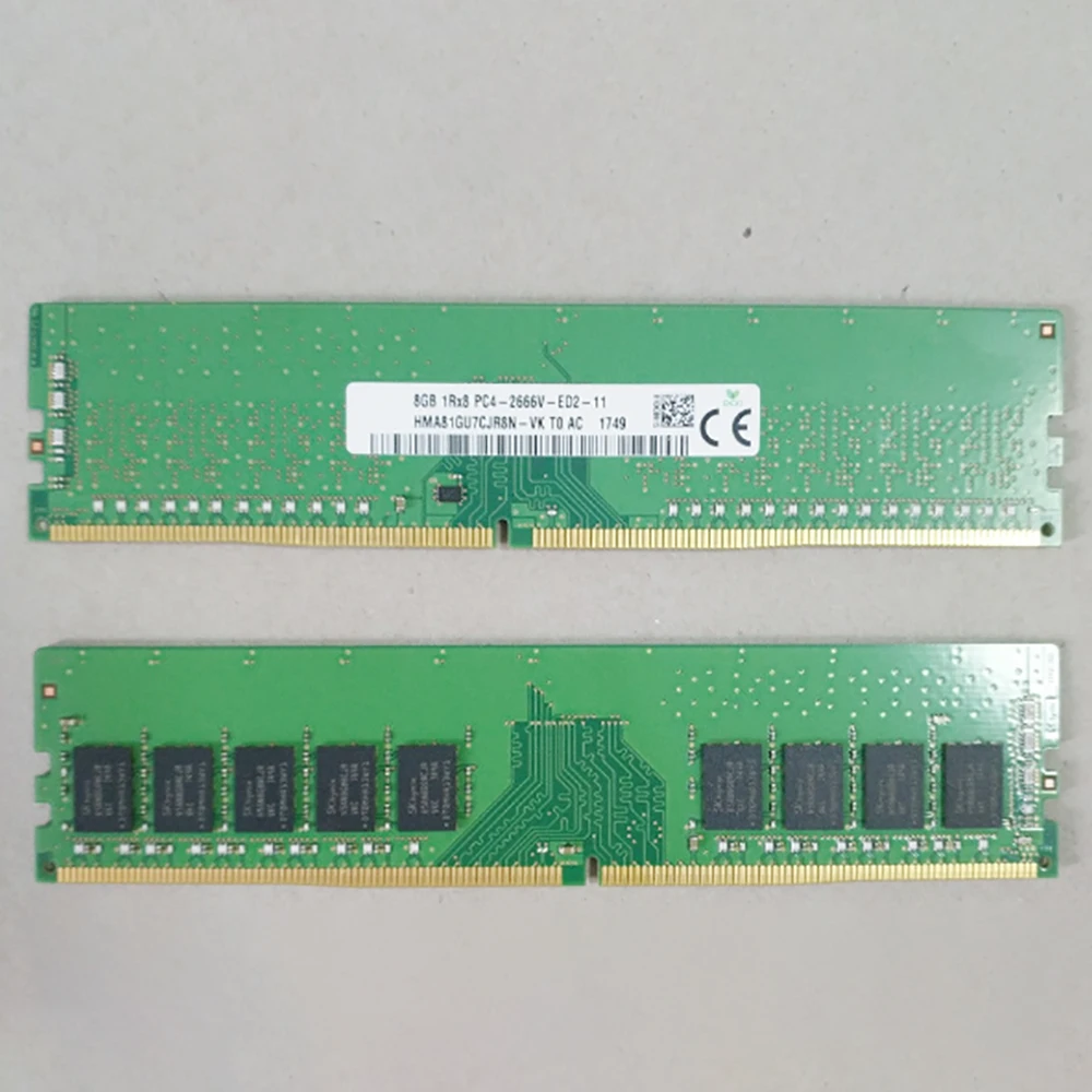 1 шт. для SK Hynix RAM HMA81GU7CJR8N-VK 8G ECC UDIMM Память Высокое качество Быстрая доставка 8 ГБ DDR4
