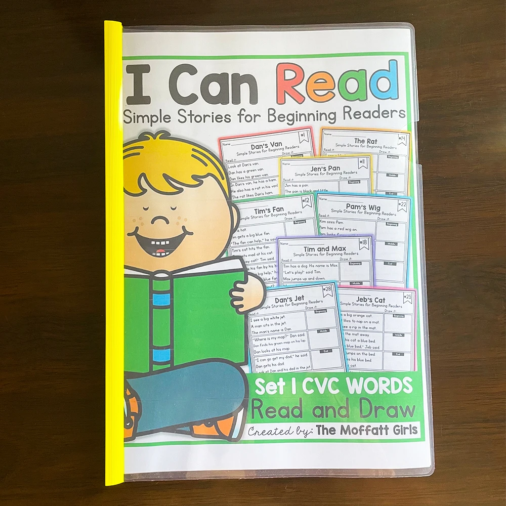 

I Can Read - Simple Stories for Beginning Readers for children kids English learning English book worksheets practice