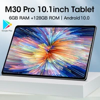 10 inch tablet android m30 pad 6gb ram 128gb rom 4g network graphics tablet android 10 0 tablete 10 core tablet pc gps