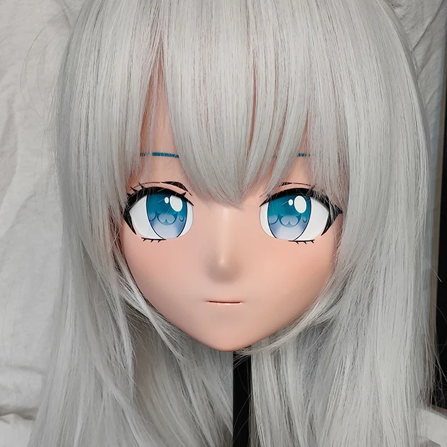 

(KMY200)Customize Character Female/Girl Resin Kig Full/Half Head With Lock Anime Cosplay Japanese Animego Kigurumi Mask