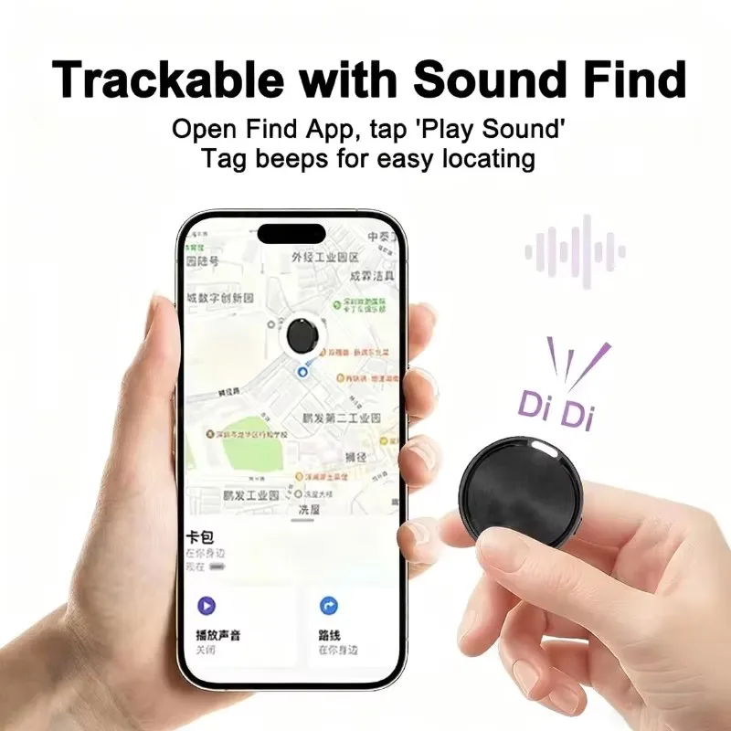 Фото Умный GPS-трекер Google для устройств, Airtag для отслеживания домашних животных и автомобилей, Android-сигнализация против потери, смарт-трекеры активности, носимое устройство, автомобильные аксессуары №4