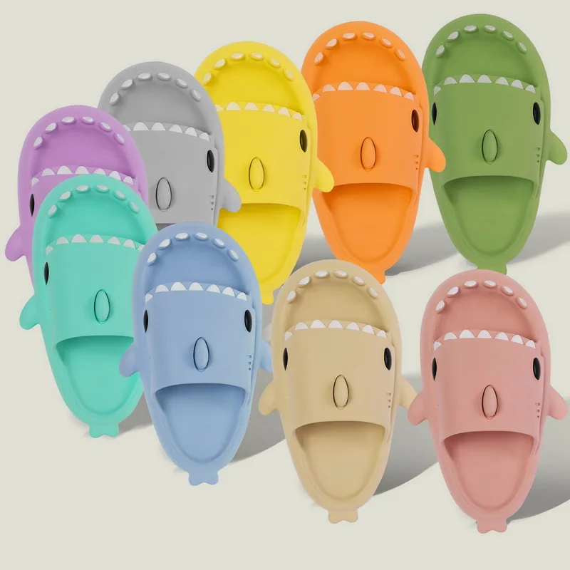 

Unsiex - Shark Shape Non-Slip Sandals for Women and Men, Soft Sole Slippers, Anti-Slip Sandals, for Bathroom