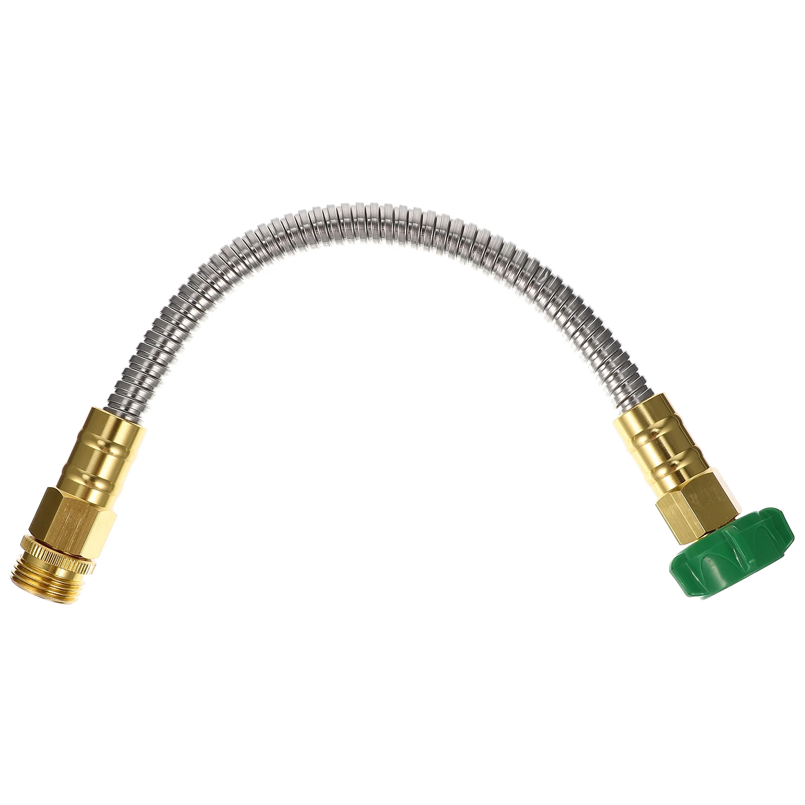 

Hose Water Garden Steel Stainless Extension Metal Flexible Short Connector 1Ft Female Extender Tube Irrigation Duty Heavy
