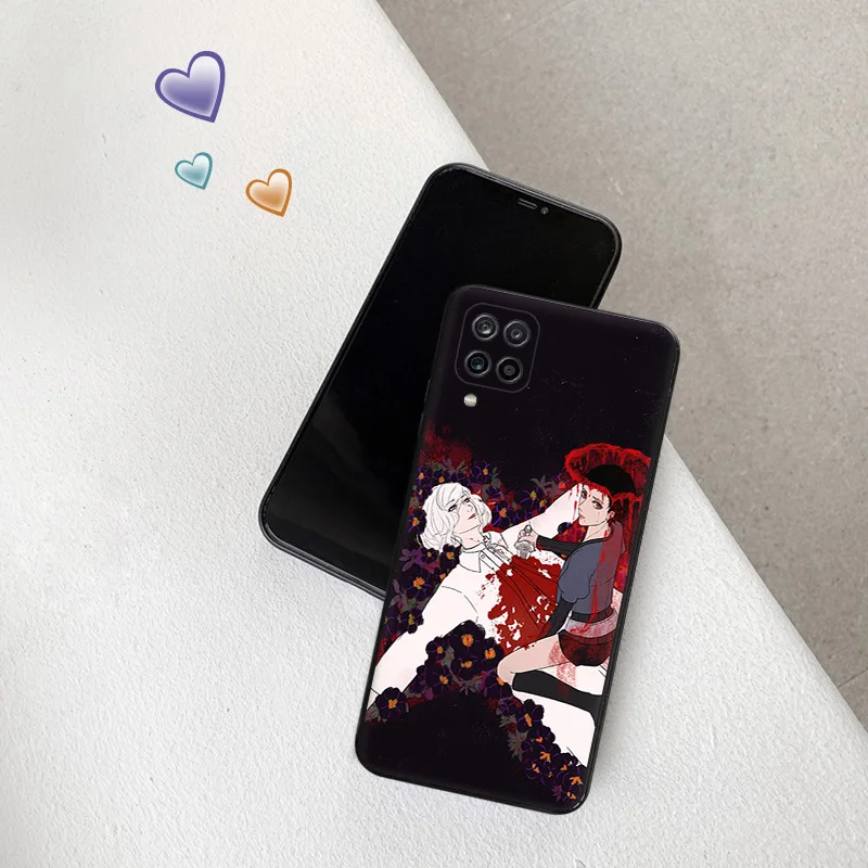 Чехол для телефона Samsung a24 a20e a21s a22 a23 a25 a11 a12 a13 a14 a15 a10 a30 Akudama Drive Anime Мягкий черный