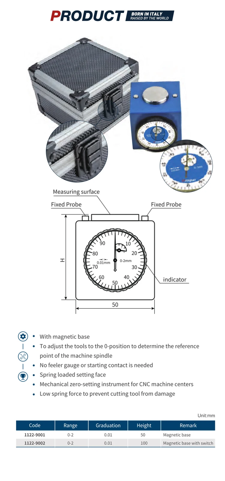 Устройство настройки нуля для Dasqua 0-2 мм станок с ЧПУ установка по оси Z