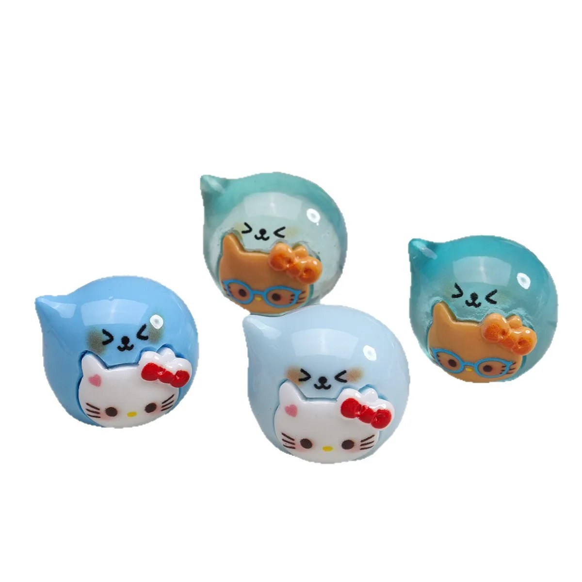 2 шт. miniso 3d kt голова мультфильм аксессуары из смолы diy мусорный чехол подвески ручной работы миниатюрные матеилы ювелирные изделия ремесла поставки (art.: 3920d2e06b7ee) - 3920d2e06b7ee