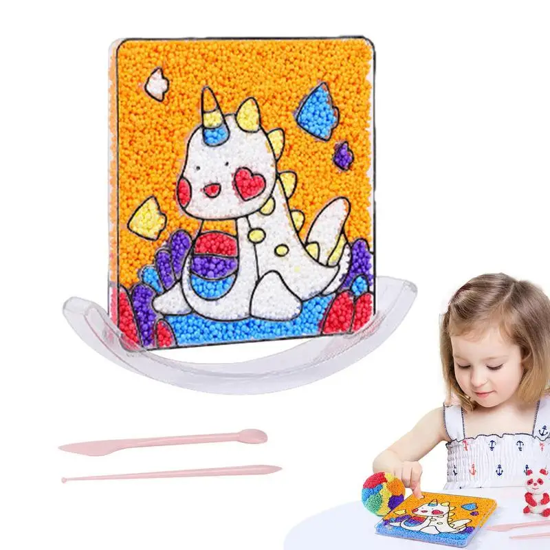 

Kids Painting Toy Set Mud Filling DIY Painting Drawing Toy Children Painting Craft Activities Kit Safe Fun Educational For DIY