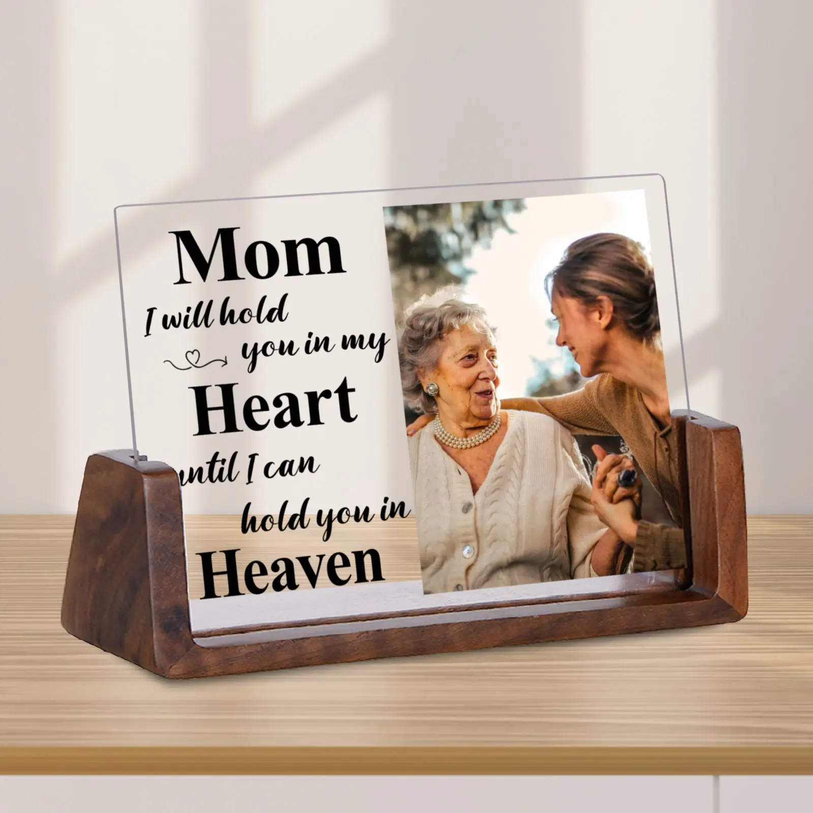 Индивидуальная памятная рамка для фотографий подарок сочувствия к потере мамы