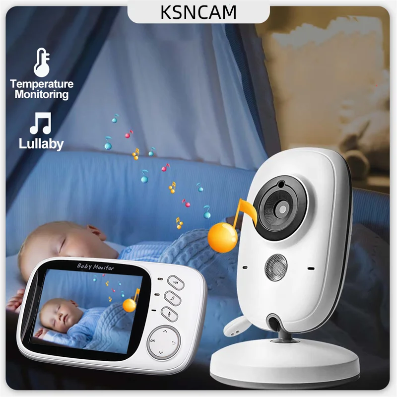 

VB603 Baby Monitor With Camera 3.2 inch LCD Electronic Babysitter 2 Way Audio Talk Night Vision Video Nanny Radio Baby Camera