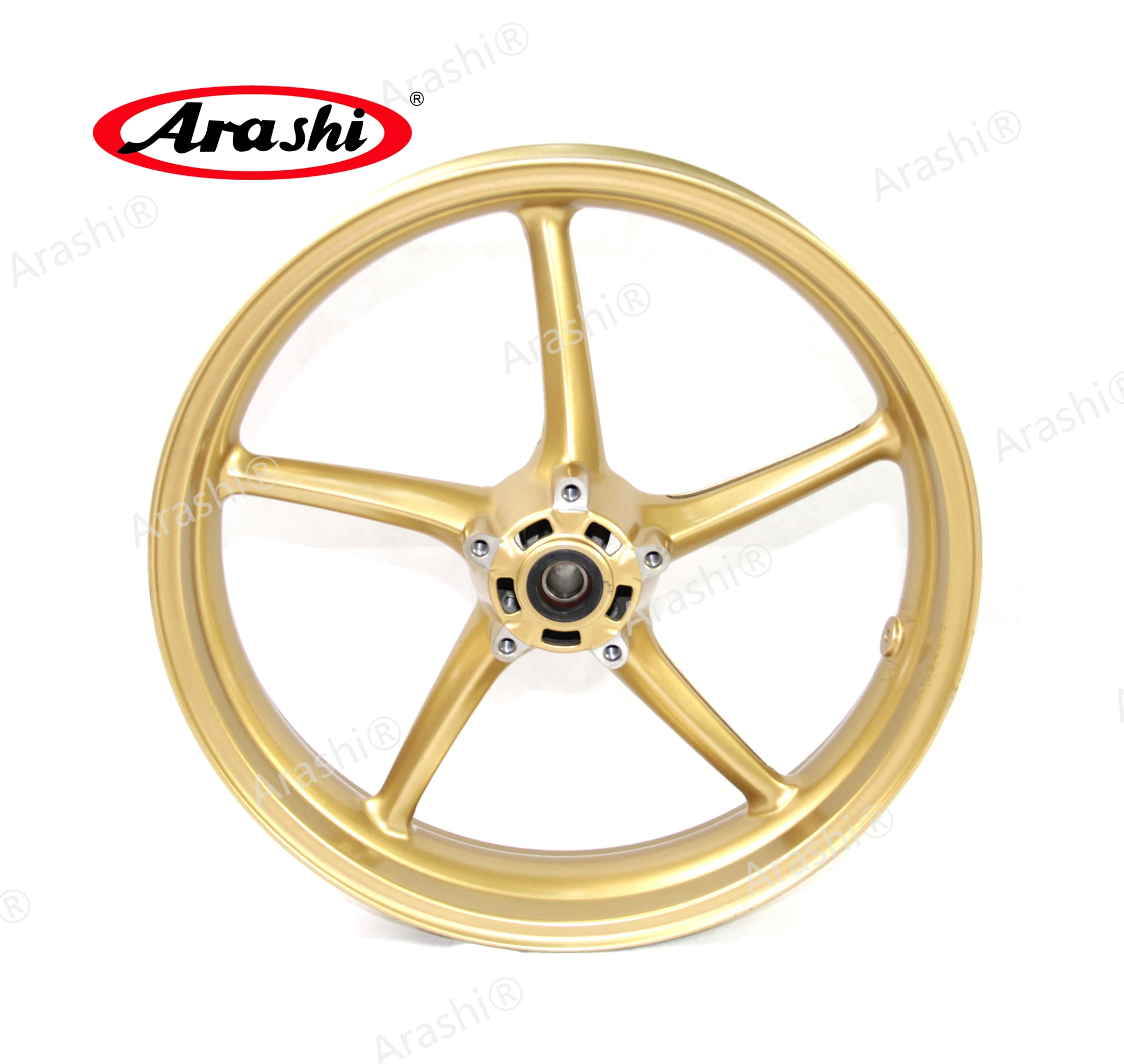 Фото Замена переднего колеса подходит для Daytona 675 2006-2012, обод Arashi 17'' для Triumph Daytona 675R 2011-2012, Street Triple 675 2007-2012. №5