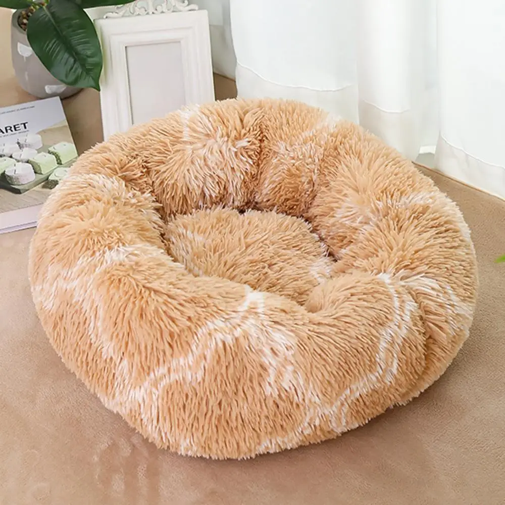 

Soft Warm Hot Sales!!! Round Plush Dog Cat Thickened Pet Cushion Nest Bed Mat Pad Kennel