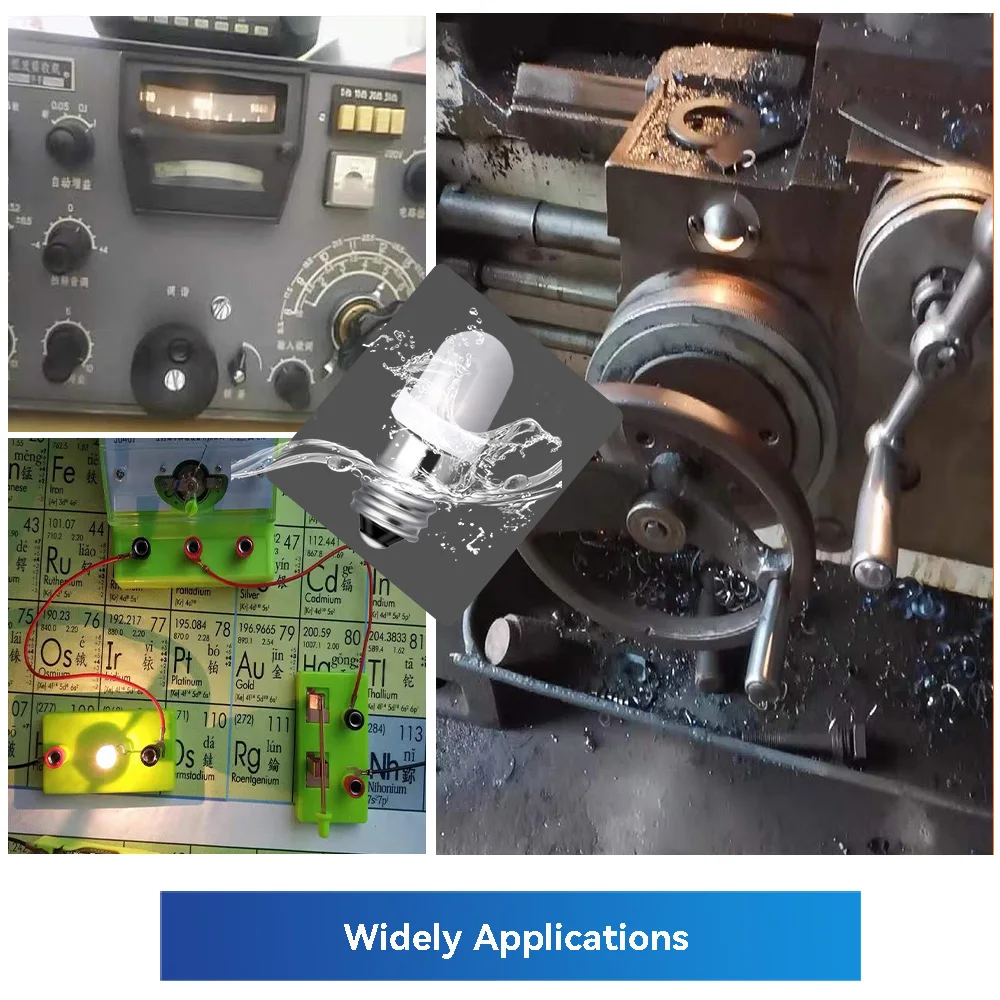 10X E10 Светодиодные лампы для фонариков Винтовые миниатюрные светодиодные фонари 6