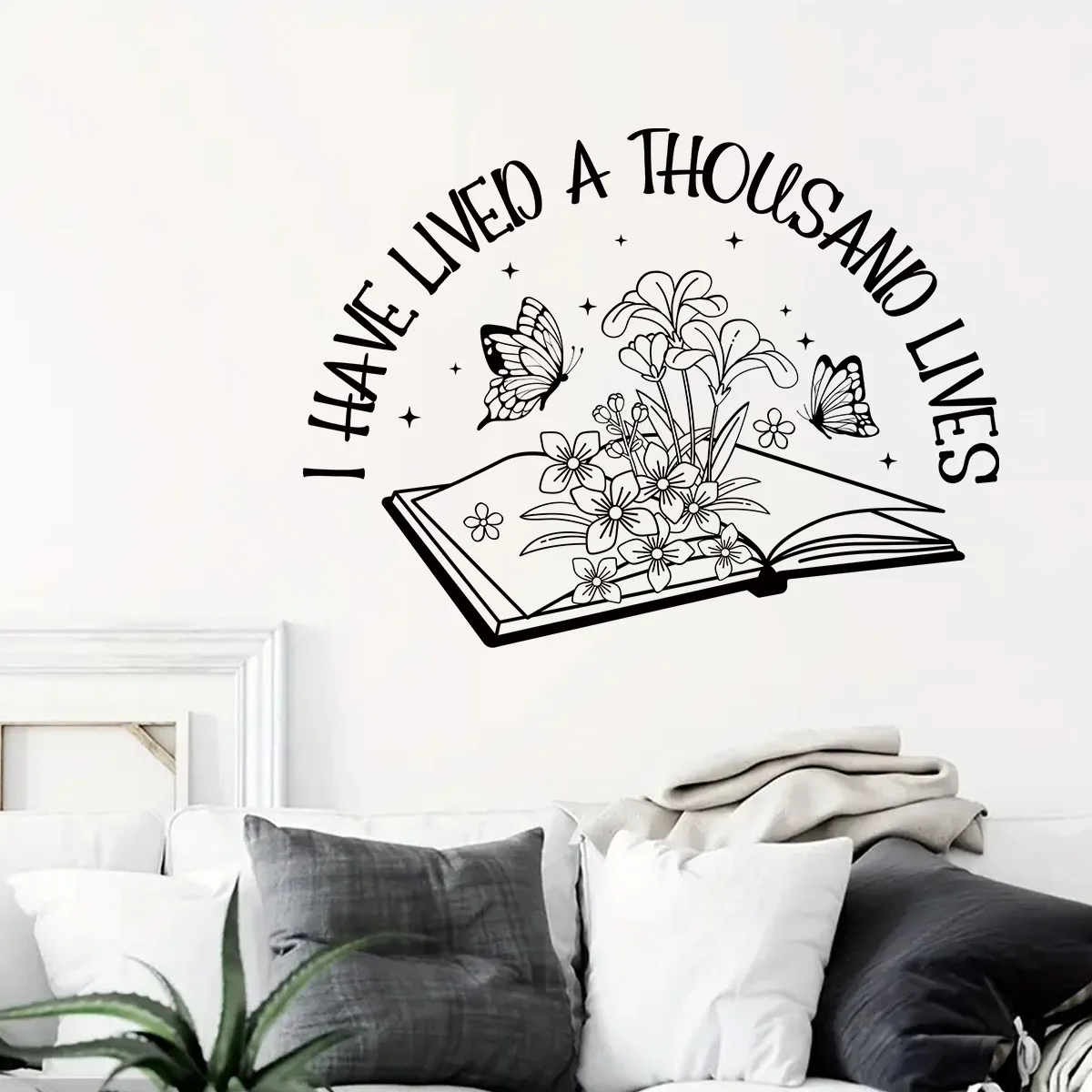 ПВХ наклейки для стен Ins стиль