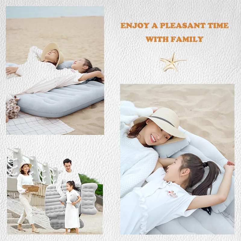 Автомобильный надувной матрас для кемпинга Надувная складная кровать сна