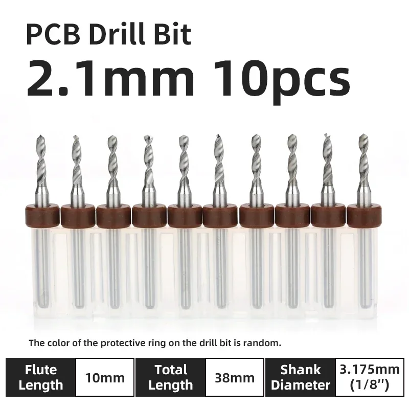 

Набор сверл XMSJ для печатных плат 10 шт. 2.1-3.0 мм