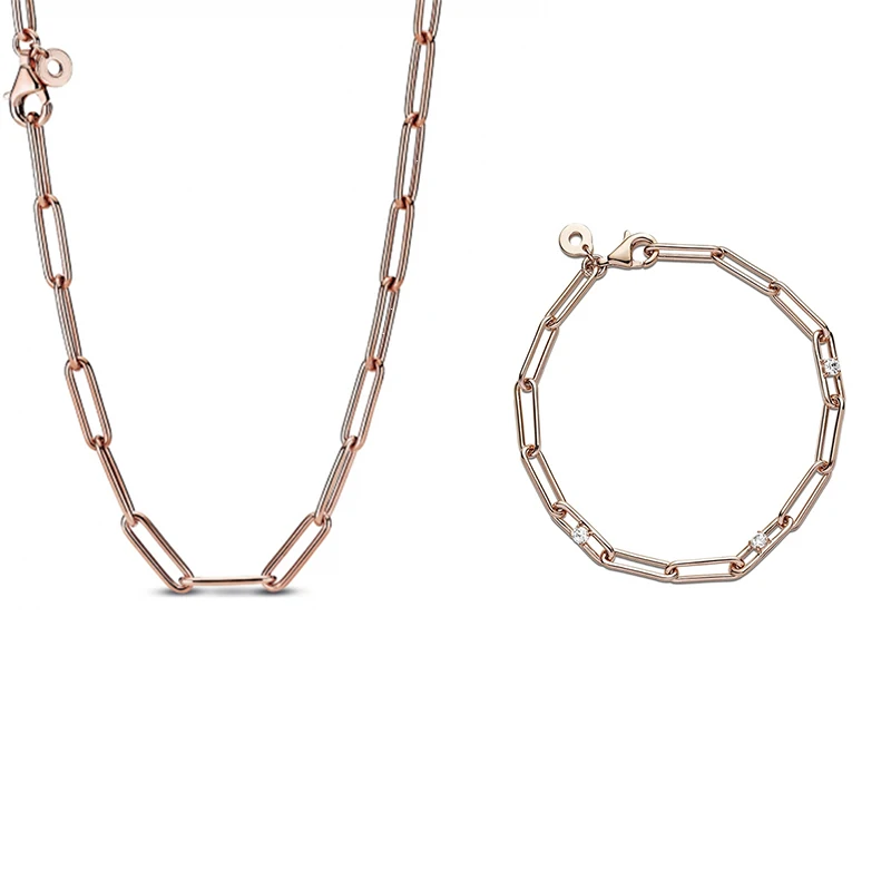 

CHAMSS 2020 новый высококачественный набор Длинных Цепочек якоря, Простые Ювелирные изделия для влюбленных изысканный подарок на день Святого В...