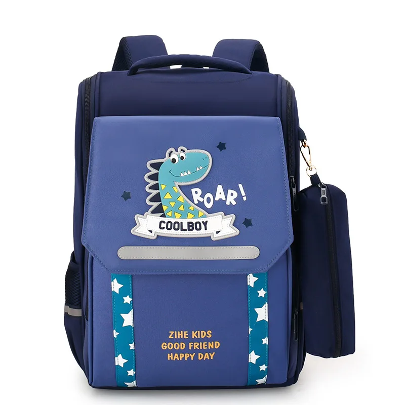 Children Cute Cartoon High-capacity Backpacks New Unicorn Dinosaur Girls Boys Fashion School Bags for Grade 1-3-6 with Pen Bag