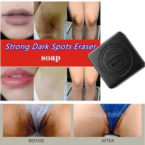 Women Private Intimate 100g Bamboo Charcoal Vagina Whitening Soap Skin Cleansing Bleaching Remove Da