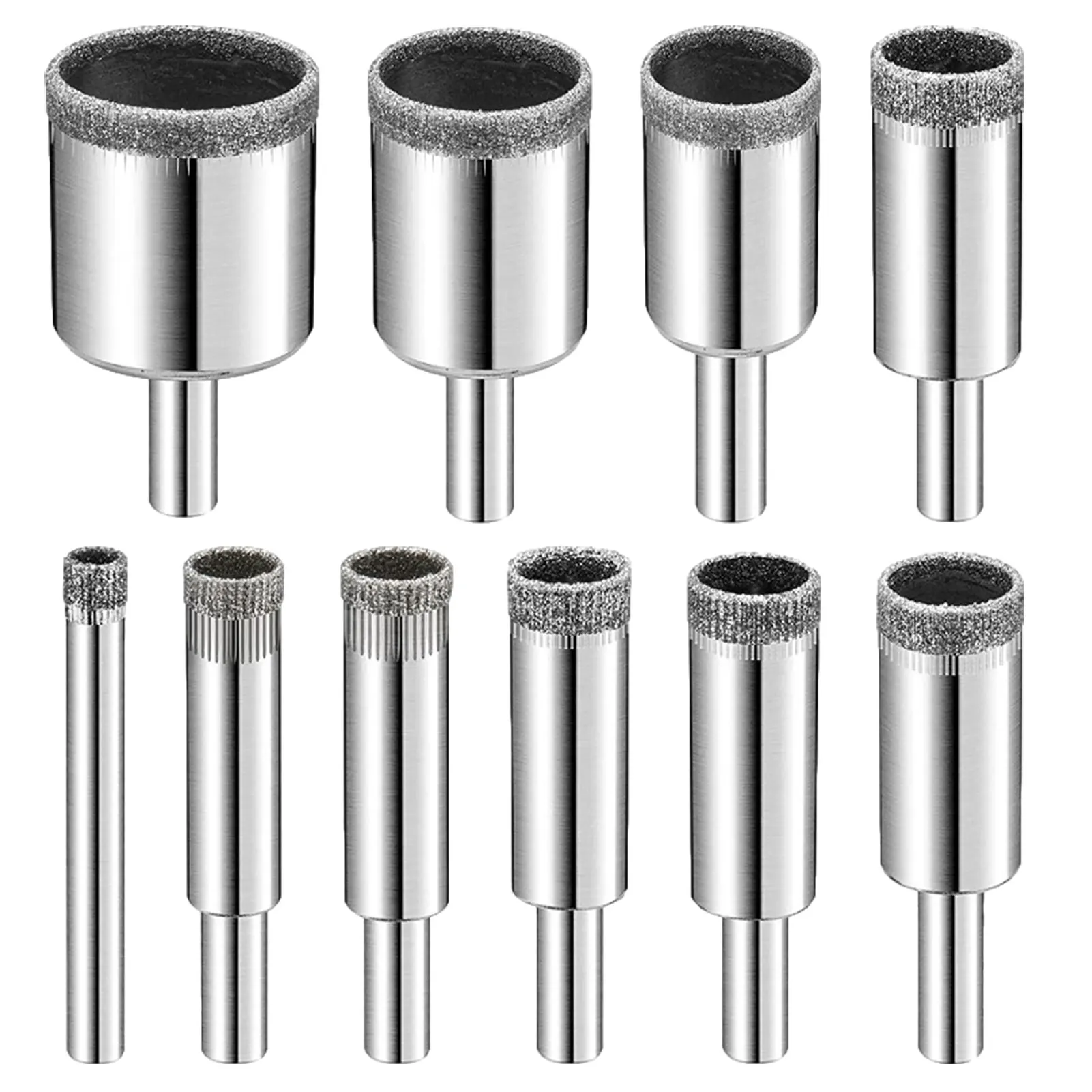 

10PCS Hollow Core Drill Bit Diamond Marble Hole Opener Hole Saw Diamond Drill Bit Set For Granite Stone Glass Porcelain Marble