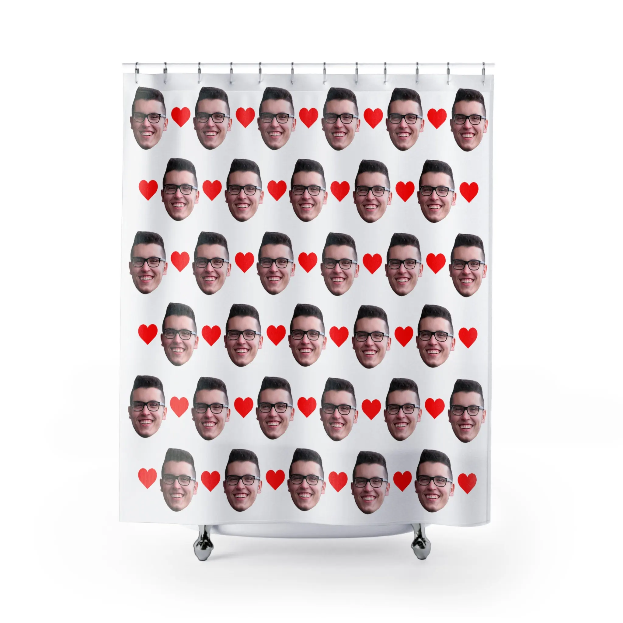 Фото занавеска для душа из полиэстера