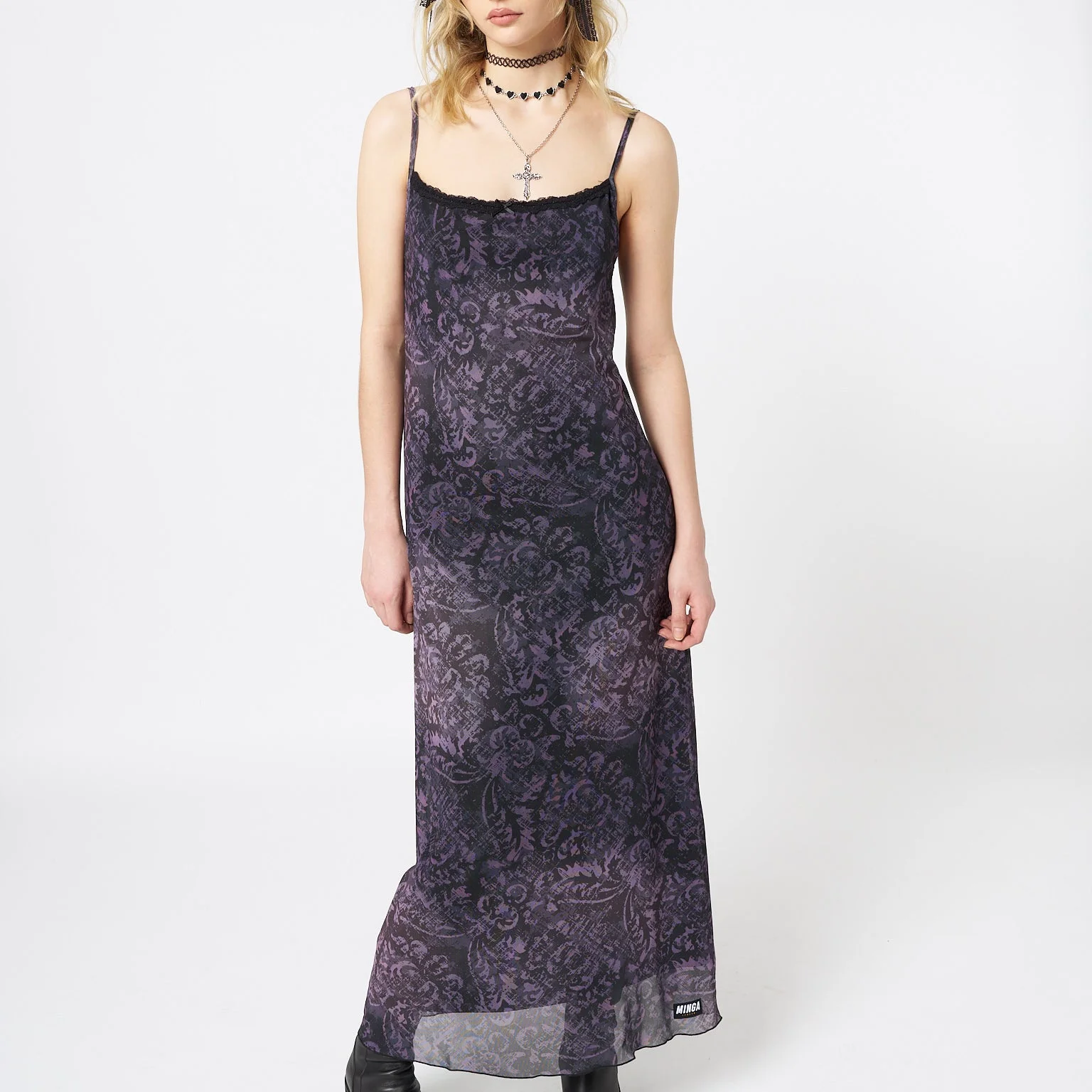 

Chiffon 2000s Oufits Bohemian Sundress Spaghetti Fairycore Chic Dress Strap Trim Beach Vintage Midi Floral Retro Y2k Streetwear