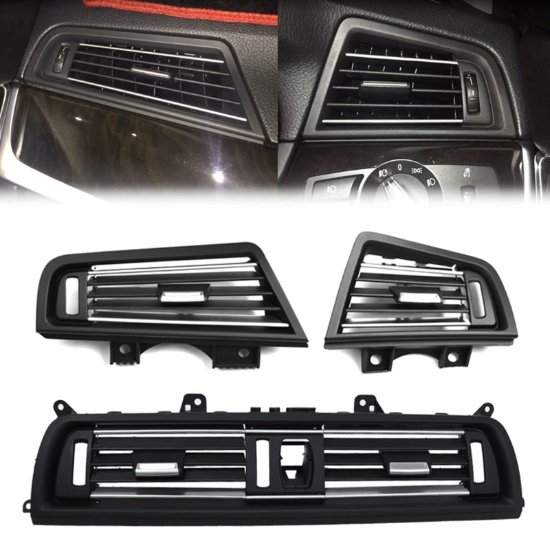 

Передний ряд ветер левый центральный правый кондиционирование вентиляционное отверстие решетка Выходная панель с хромированной пластино...