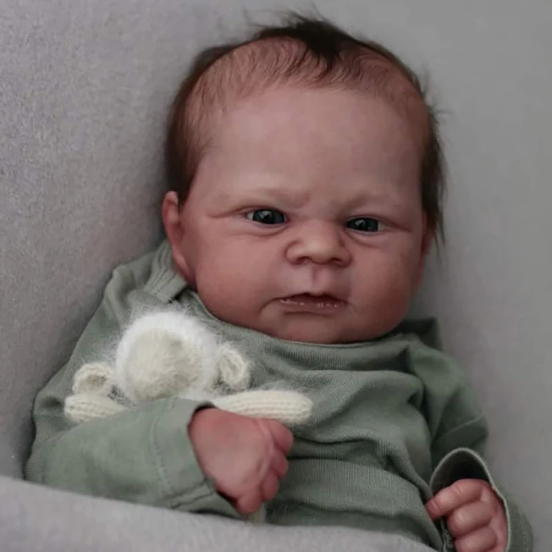 17 дюймовый Комплект Reborn Baby Elijah мягкие виниловые детали неокрашенные чистые DIY