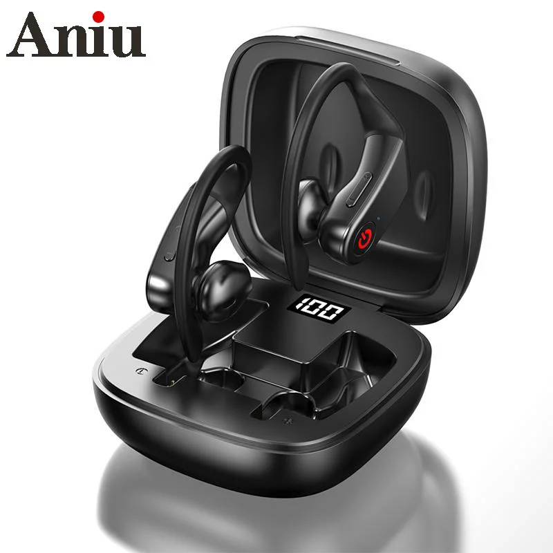 

B10 Wireless Bluetooth 5.0 Earphone TWS Stereo Hands-free Earbuds Noise Canceling Waterproof Sports Headphones With LED Display