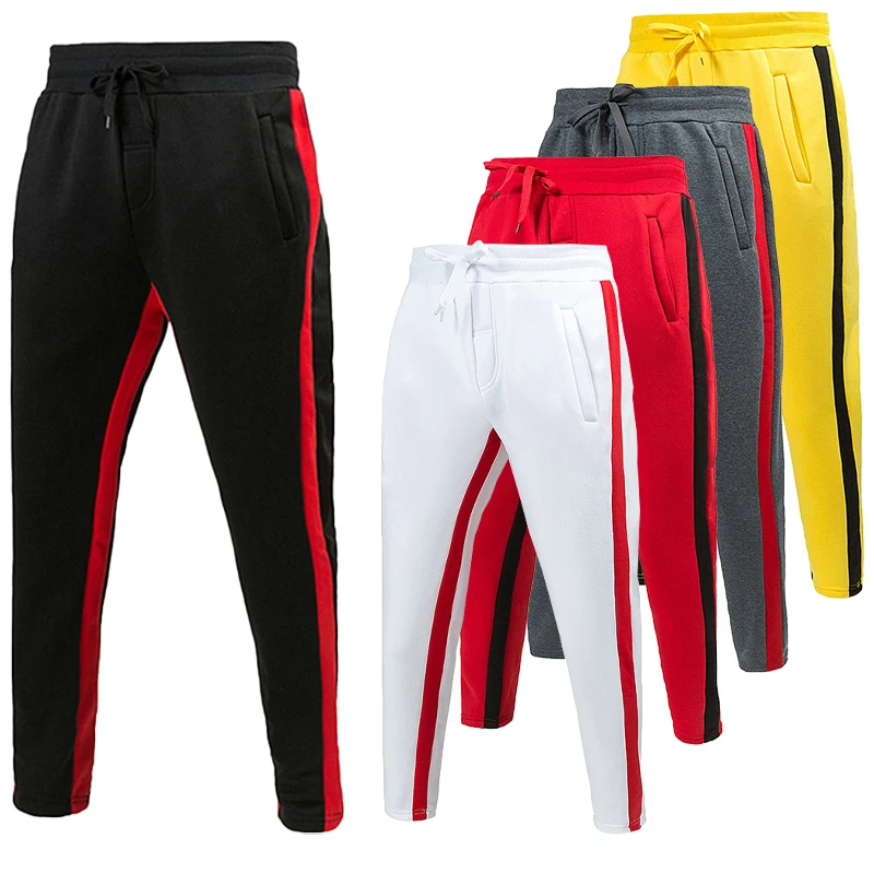 2022 Men's Sports Pants Athletics Pants Drawstring Sweatpants Trousers Men Jogging Track Pants Spring  Homme Cotton Sportwear