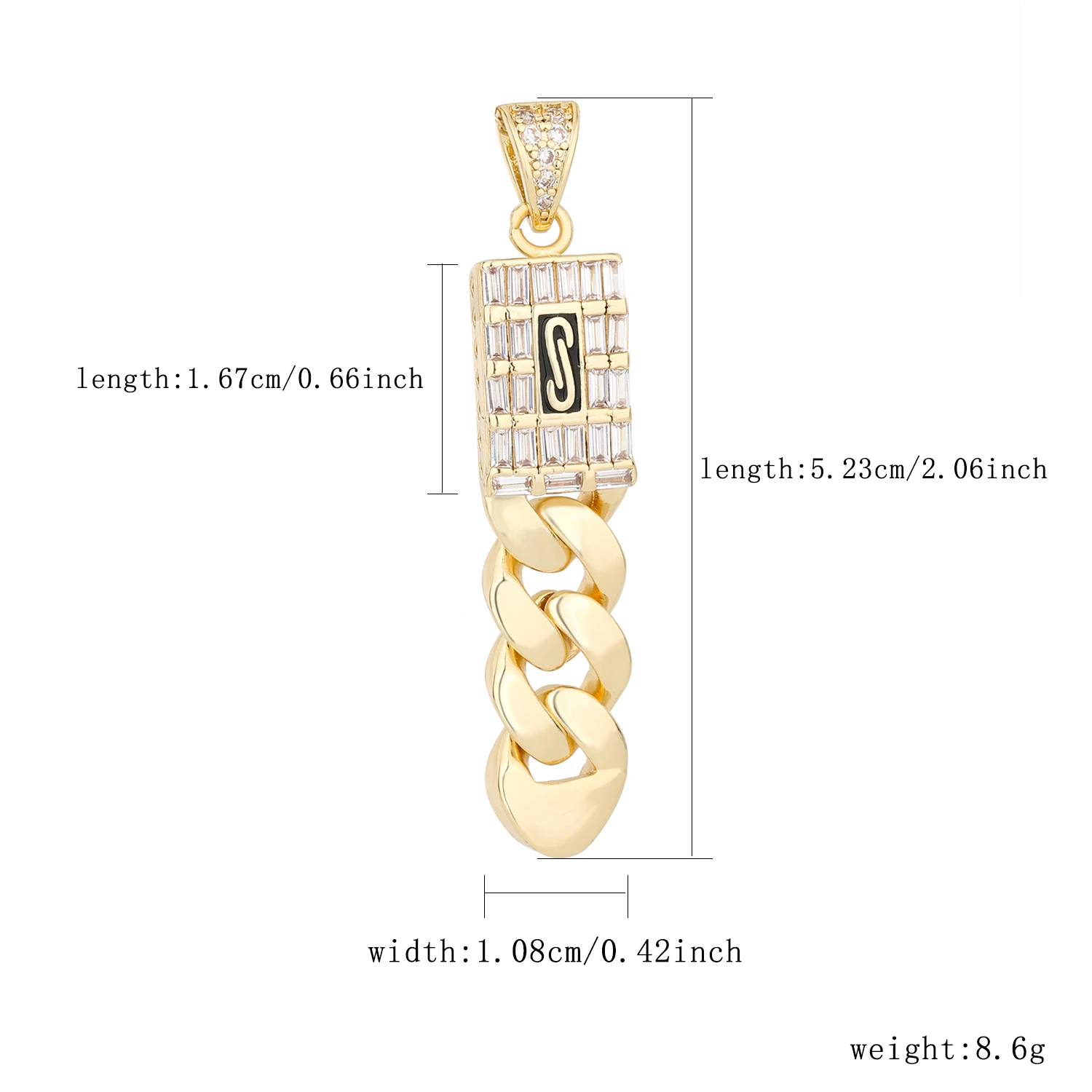 Классическая позолоченная Подвеска 14 к Монако высокое качество
