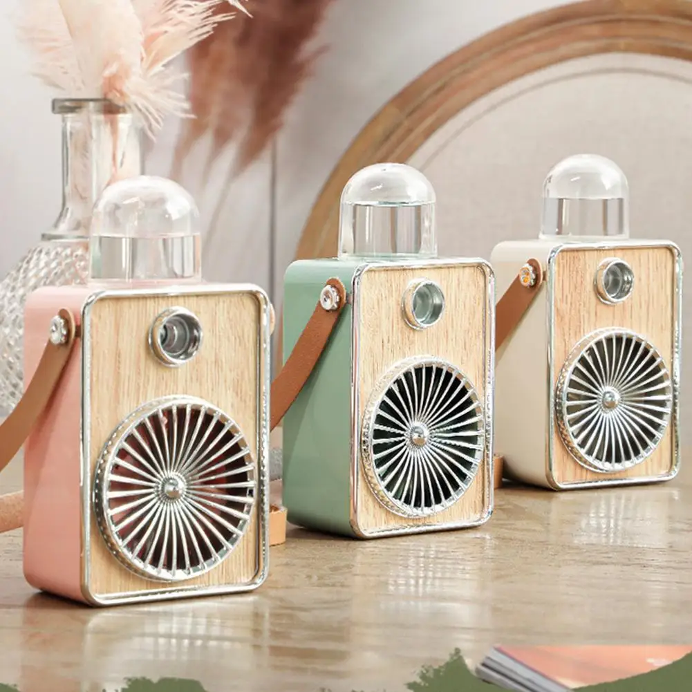 Настольный мини-вентилятор с подвесной шеей для студентов карманный складной