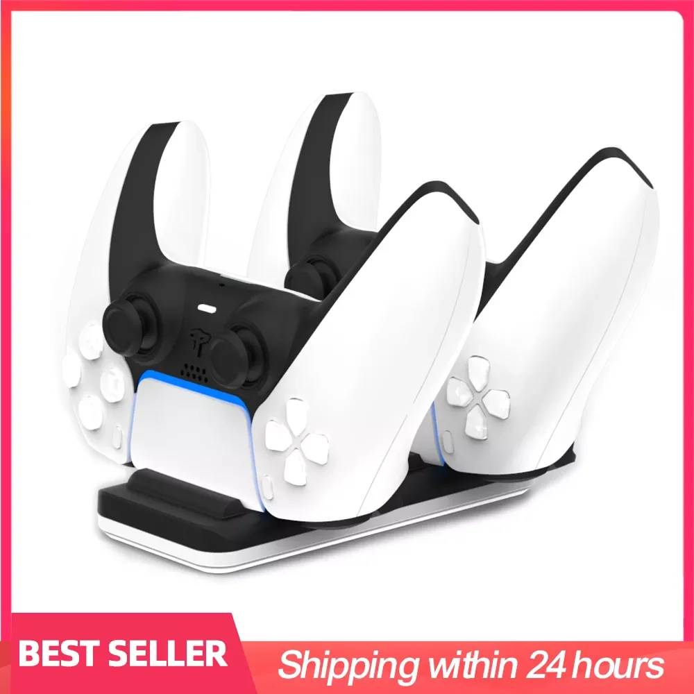 

PS5 Controller Charger Station, PS5 Controller Charging Station for DualSense Controller, Dual Charger for PS5