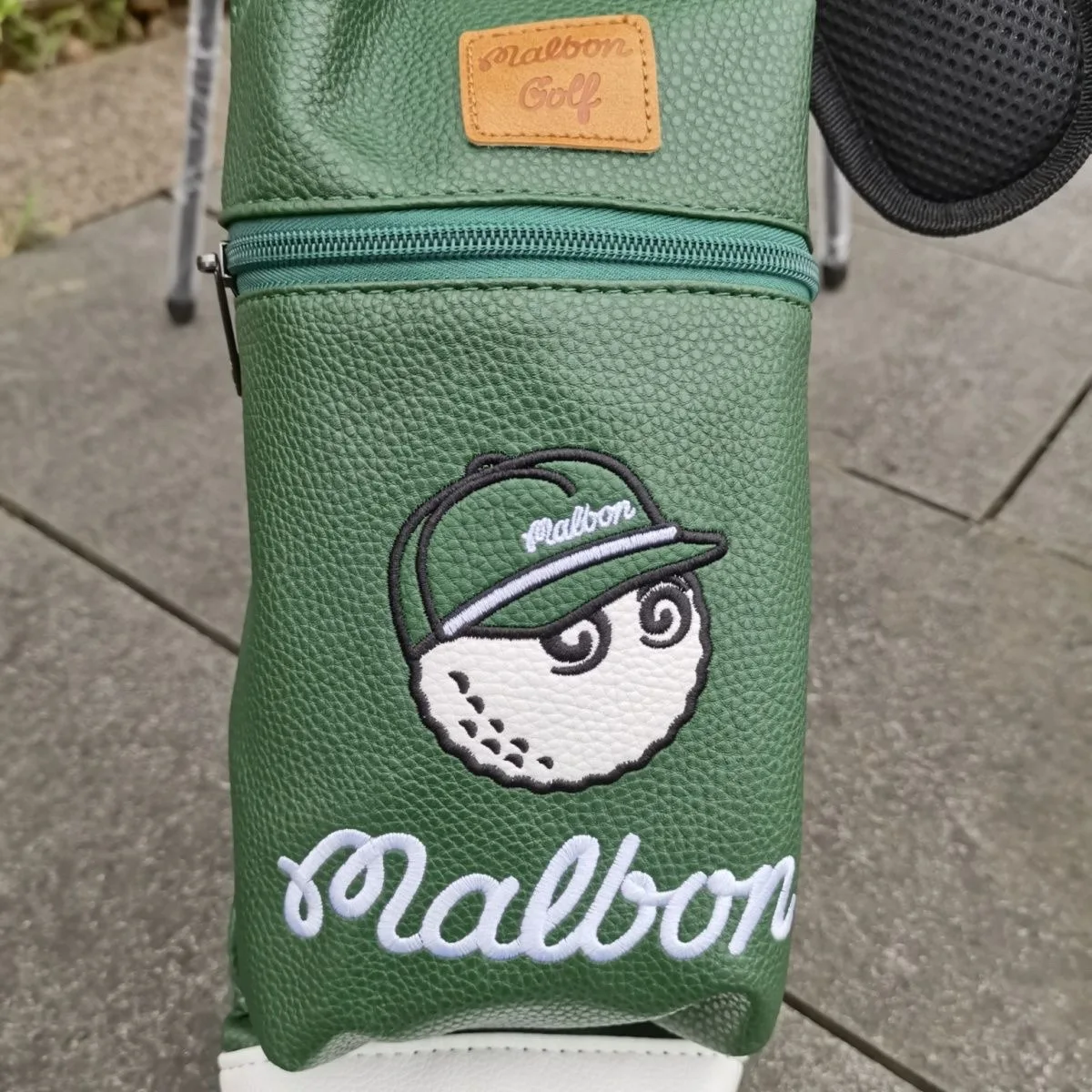 Malbon Golf Sunday stand Half Bag Bracket Bag Lightweight Portable Pu Fashion Waterproof Men's and Women's Ball  Club Bag
