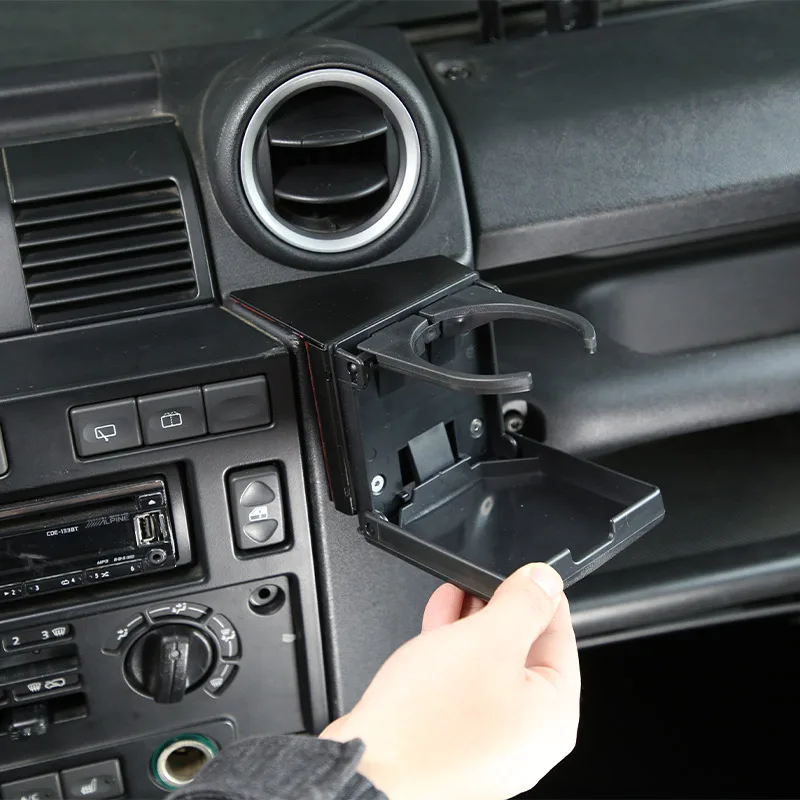 

For Land Rover Defender 90 110 2004-2018 Car Center Console Side Air Conditioning Outlet Under The Water Cup Bracket Accessories