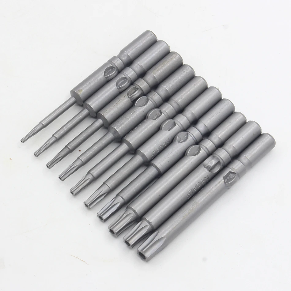 Набор Магнитных отверток Torx 802 6 мм с круглым хвостовиком без отверстий T5 T6 T7 T8 T10 T15