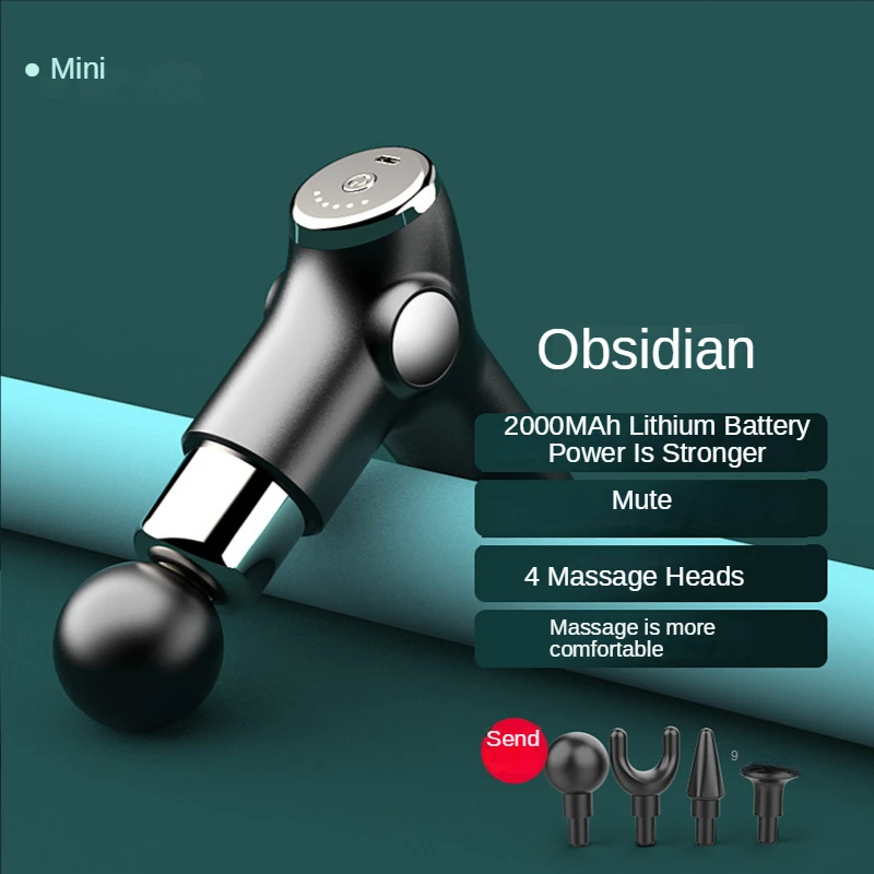 Массажный мини-пистолет с ЖК-экраном 32 скорости | Красота и здоровье