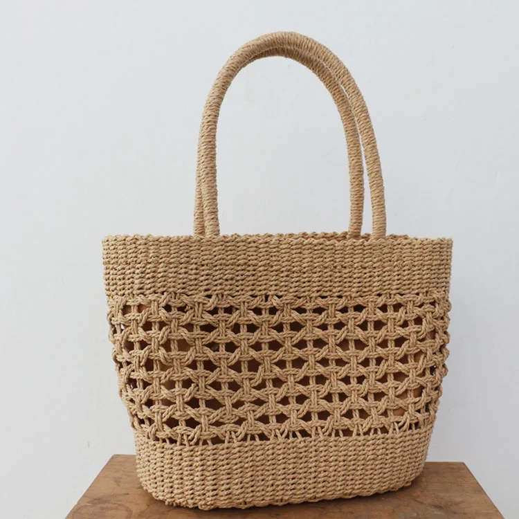 

Women' bag Woven Handbags Hollow Shoulder bag Beach Straw bag 2022 New Fashion Tote bag Ladies Summer Bags for Women