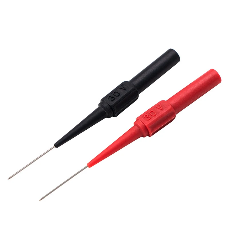 

30V Diagnostic Tools Multimeter Test Lead Extension Cord Back Piercing Needle Tip Probe Automotive Locksmith Tool Accessories